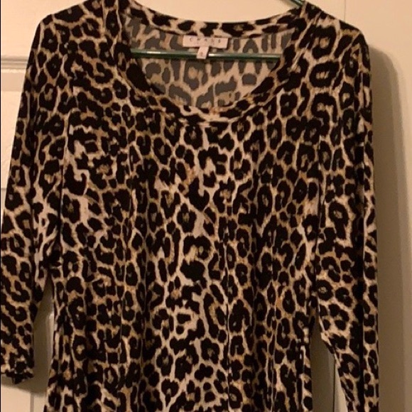 Top cougar print very pretty and fitted. - Picture 3 of 3